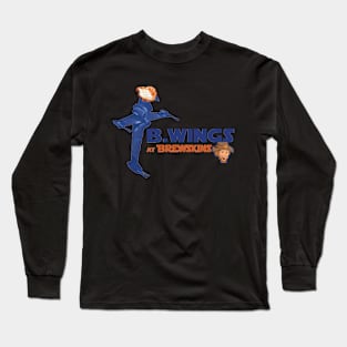 B-Wings at Brewskins Long Sleeve T-Shirt